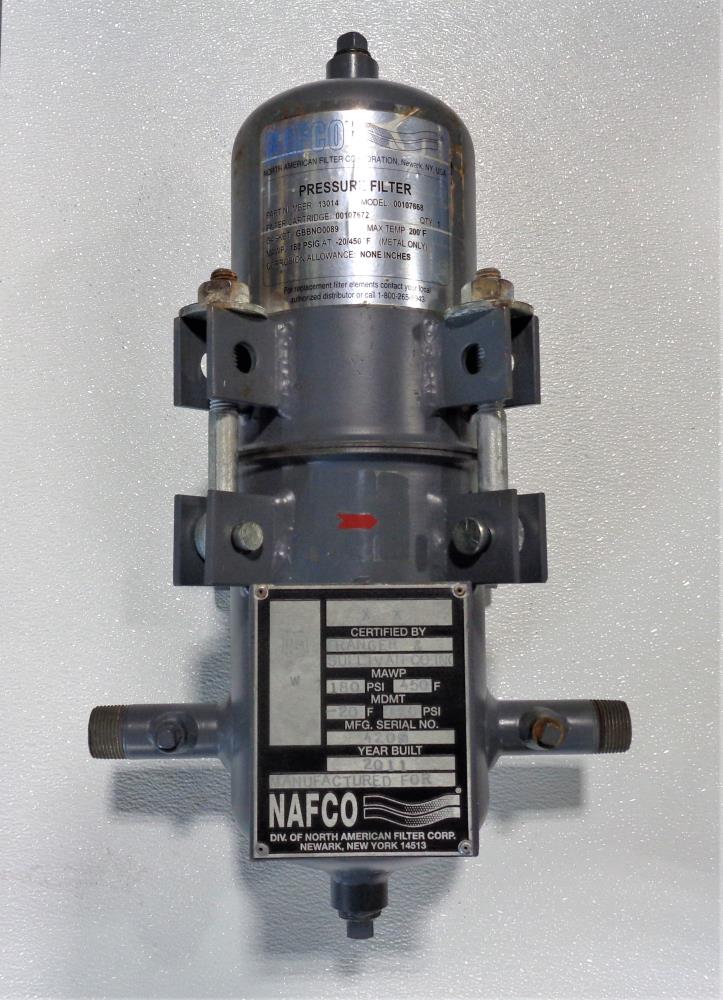 NAFCO Pressure Filter, Part# 13014, Model# 00107668